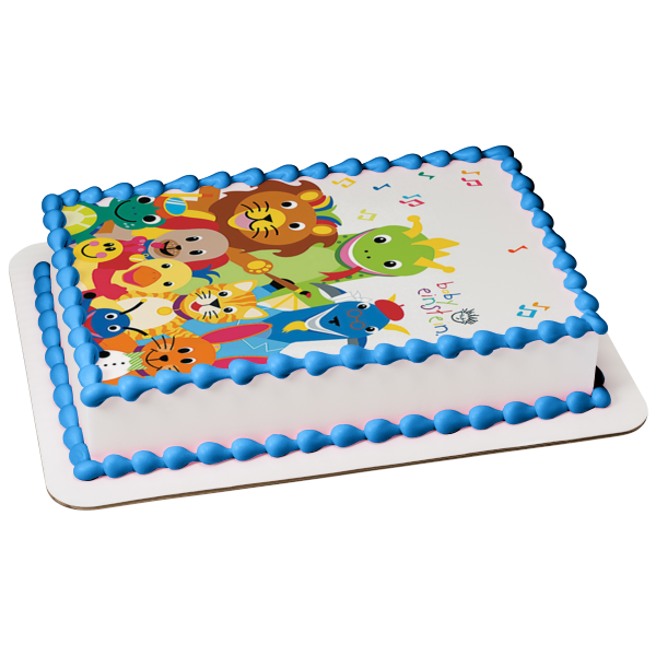 Baby Einstein Animals Music Paintbrush Edible Cake Topper Image ABPID0 ...