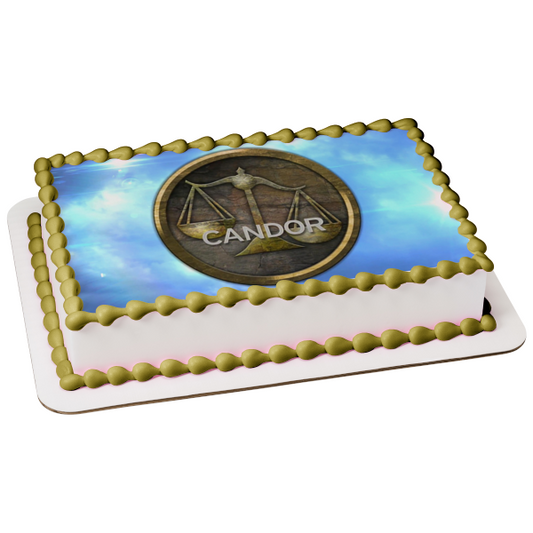 Emblema de sinceridad divergente, la imagen comestible para decoración de tarta honesta ABPID08891 