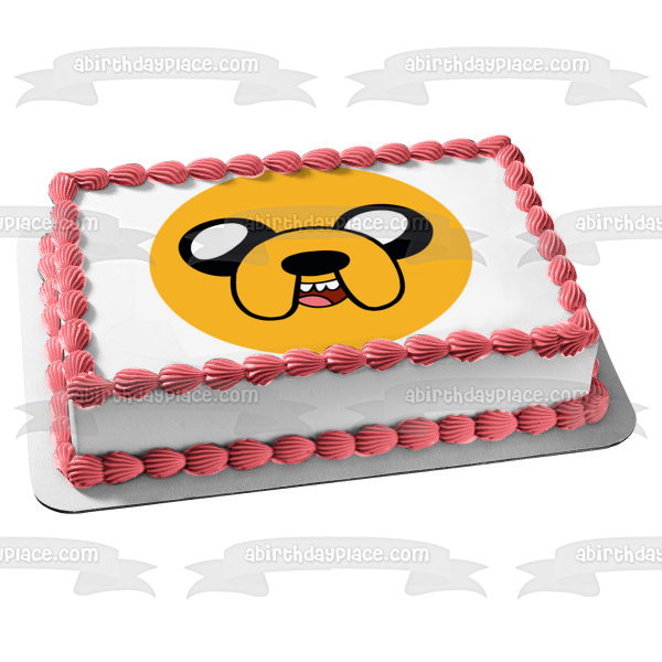 Adventure Time Jake the Dog Edible Cake Topper Image ABPID08968