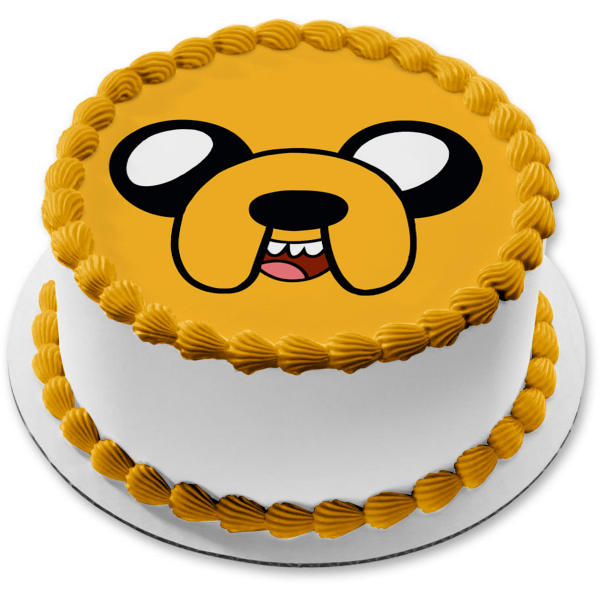 Adventure Time Jake the Dog Edible Cake Topper Image ABPID08968