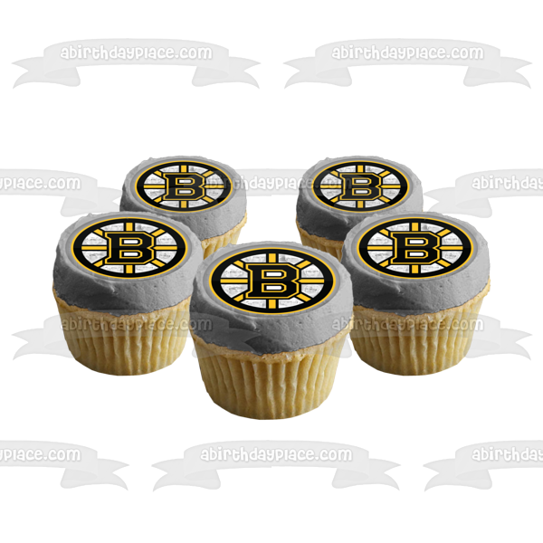 Acrylic NHL Boston Bruins Logo Cake Topper Party Decoration for  Wedding Anniversary Birthday Graduation : Grocery & Gourmet Food