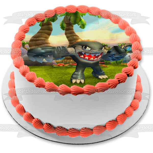 Skylanders: Spyro's Adventure Videojuego Terrafin Edible Cake Topper Imagen ABPID09189 