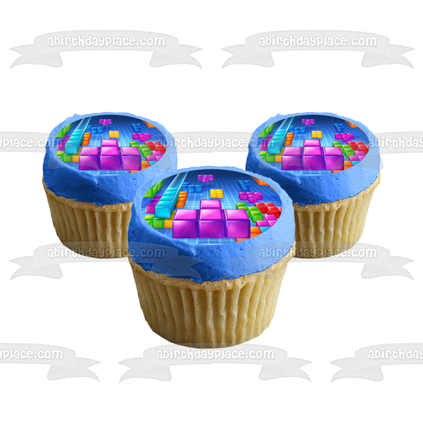 Imagen comestible para decoración de tarta Tetris Ultimate ABPID00058 