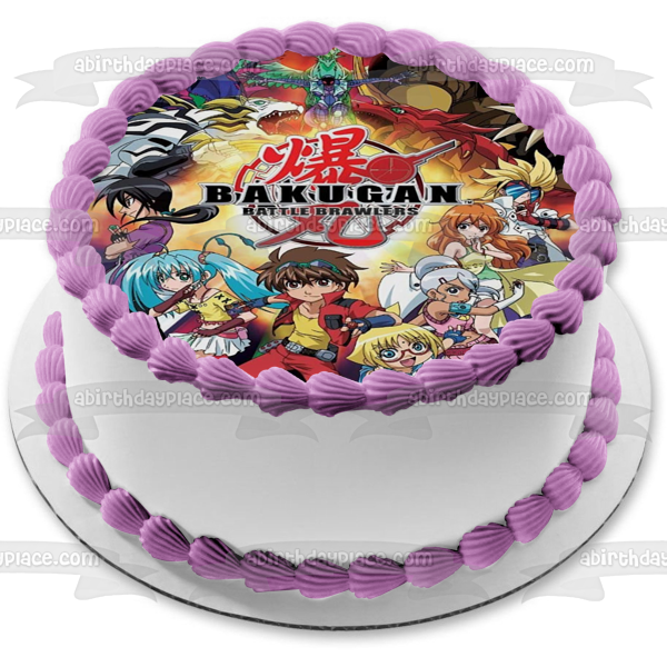 Imagen comestible para tarta de Bakugan Battle Brawlers ABPID00363 