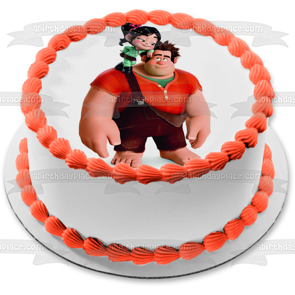 Wreck-It Ralph Vanellope Von Schweetz Disney Edible Cake Topper Image ABPID00623