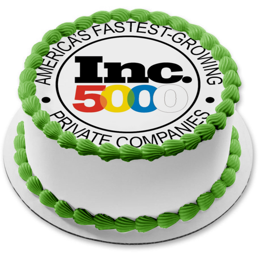 America's Fastest Growing Private Companies Inc. 5000 Edible Cake Topper Image ABPID00704