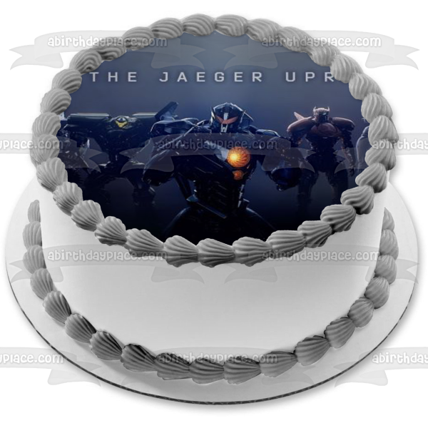 Pacific Rim 2 Uprising Únase al equipo Jaeger Uprising Imagen de decoración comestible para tarta ABPID00938 