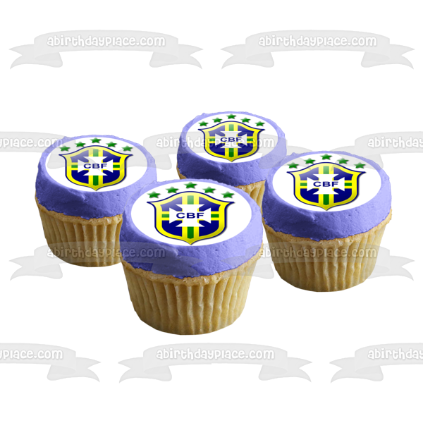 Brazil Football Logo Campeonato Brasileiro Série A Edible Cake Topper Image ABPID00961