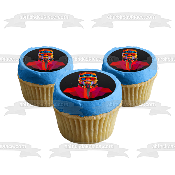 Star-Lord Superhero Interplanetary Policeman Edible Cake Topper Image ABPID01119