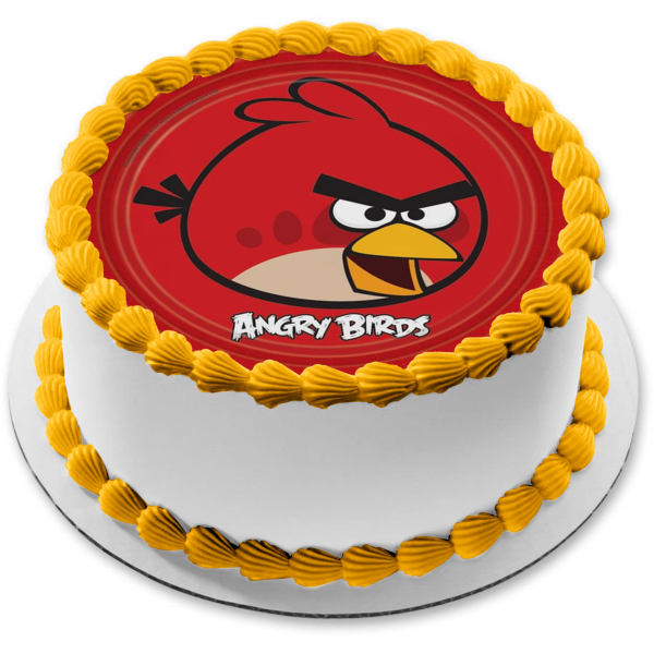 Angry Birds Birthday Cake - Elizabeth's Kitchen Diary
