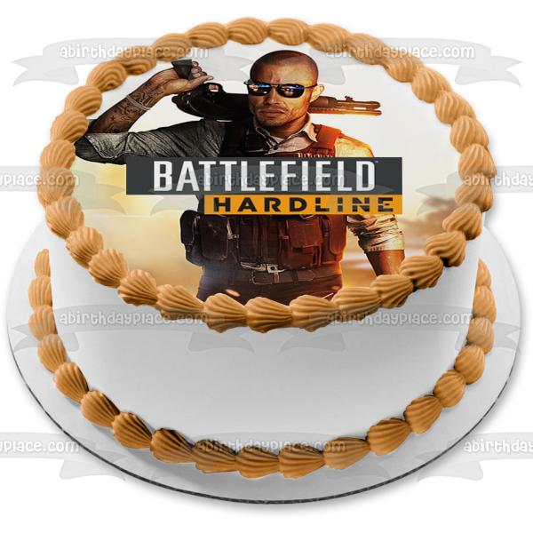 Imagen comestible para decoración de tarta de Battlefield Hardline ABPID01532 