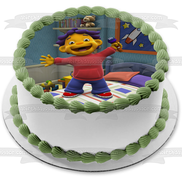 Sid the Science Kid In His Bedroom Edible Cake Topper Image ABPID03184