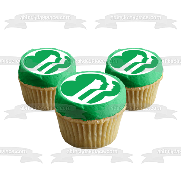 Imagen comestible para decoración de tarta con emblema de Girl Scouts of America ABPID05007 