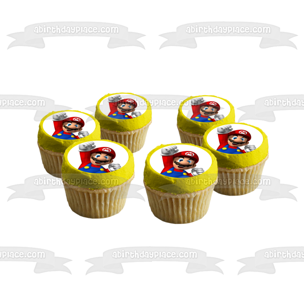 Imagen comestible para decoración de tarta de Nintendo Super Mario Brothers ABPID05216 