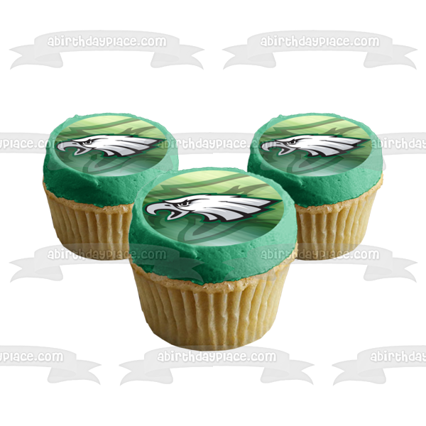 Imagen comestible para tarta con logotipo de los Philadelphia Eagles de la NFL ABPID05232 