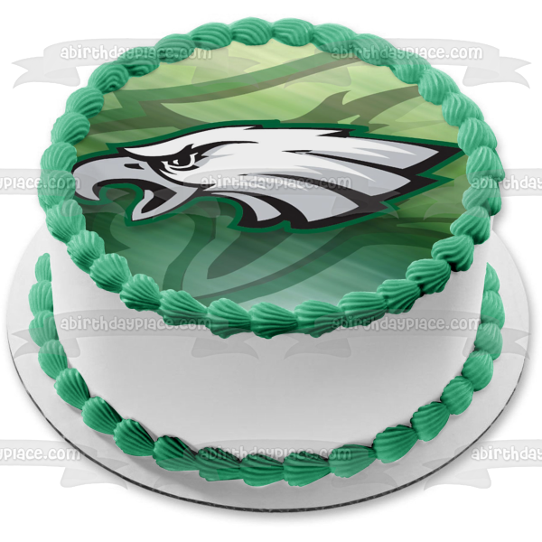 Imagen comestible para tarta con logotipo de los Philadelphia Eagles de la NFL ABPID05232 