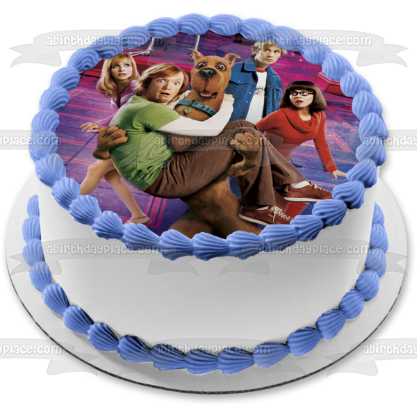 Scooby Doo Shaggy Velma Daphne y Fred Imagen comestible para decoración de tarta ABPID05965 