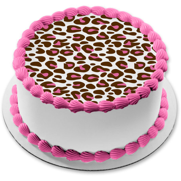 Cheetah & Tiger Lily 50th Birthday Cake – Blue Sheep Bake Shop