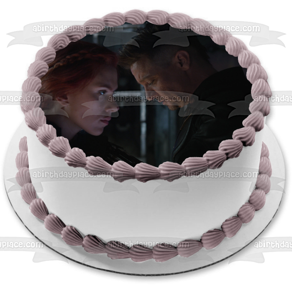 Imagen comestible para tarta de Avengers End Game Hawkeye Black Widow ABPID49756 