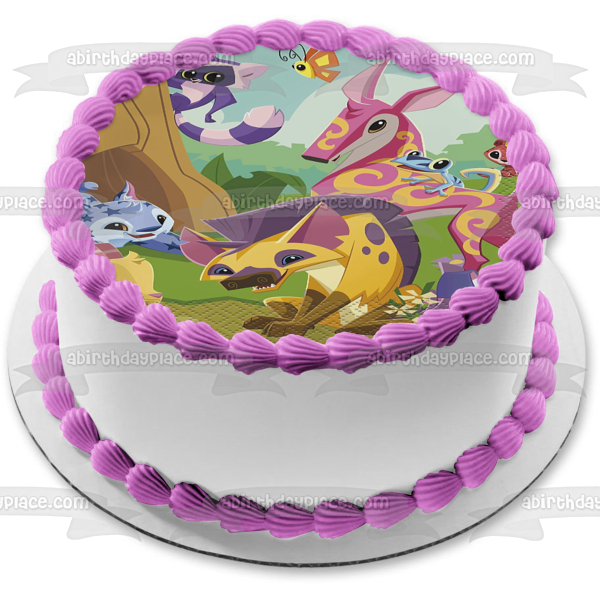 Animal Jam Various Characters Edible Cake Topper Image ABPID49761