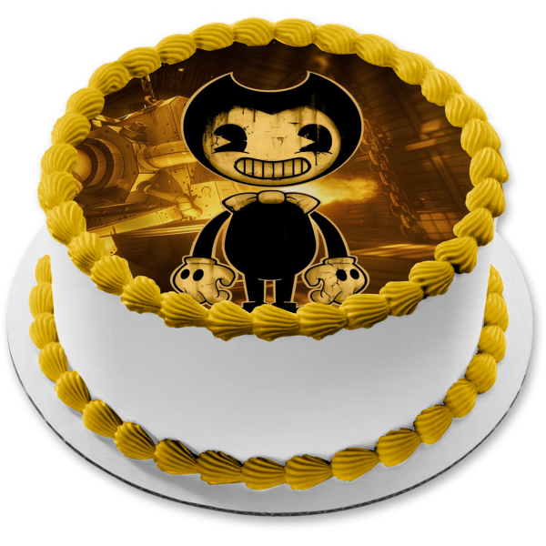 Bendy and the Ink Machine Humanoid Monster Bendy Edible Cake Topper Image ABPID50497