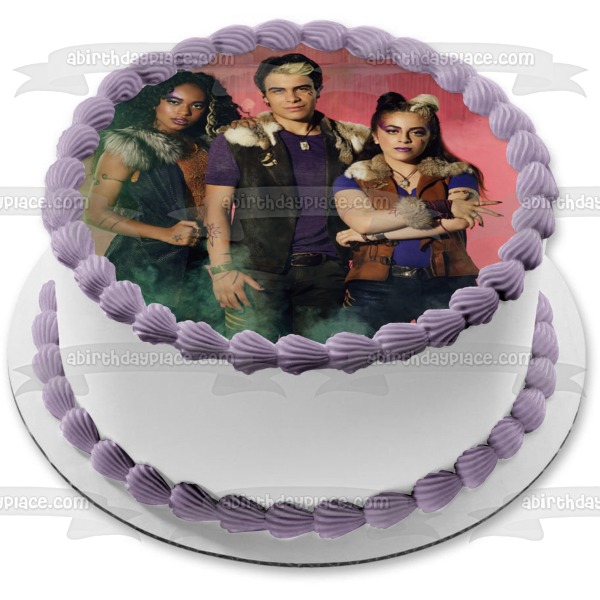 Disney Zombies 2 Werewolf Stacey Wynter Wyatt Edible Cake Topper Image ABPID51032