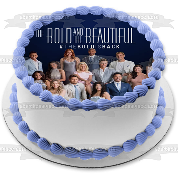 The Bold and the Beautiful #The Bold Is Back Katie Logan Ridge Forrester Brooke Logan Eric Forrester Sally Spectra Imagen comestible para decoración de tarta ABPID51250 