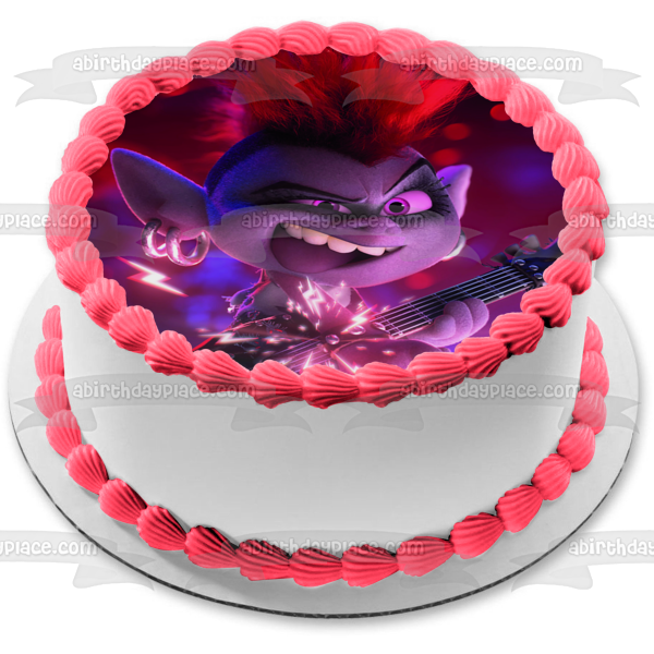 Imagen comestible para tarta con diseño de Trolls World Tour Queen Barb ABPID51321 