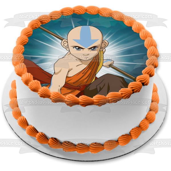 Aang Edible Cake Topper Image ABPID51423