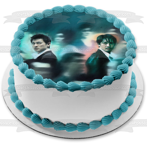 Imagen comestible para tarta de gángster de la película Infernal Affairs ABPID52302 