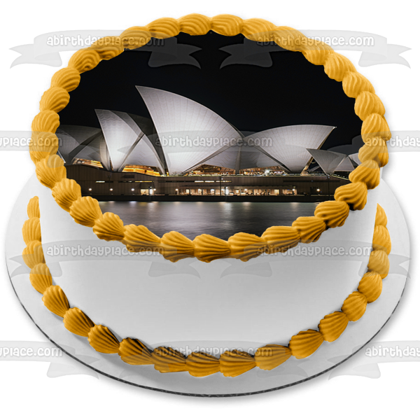 Imagen comestible para tarta de la Ópera de Sídney, Australia, ABPID52519 