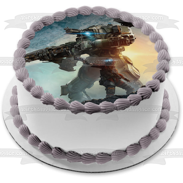 Imagen comestible para tarta de Titanfall Titan Pilot Sci Fi Gaming Shooter ABPID52778 