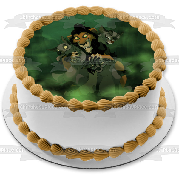 Scar Evil Hyenas Prepárate el Rey León Shenzi Banzai Ed Disney Edible Cake Topper Imagen ABPID52860 