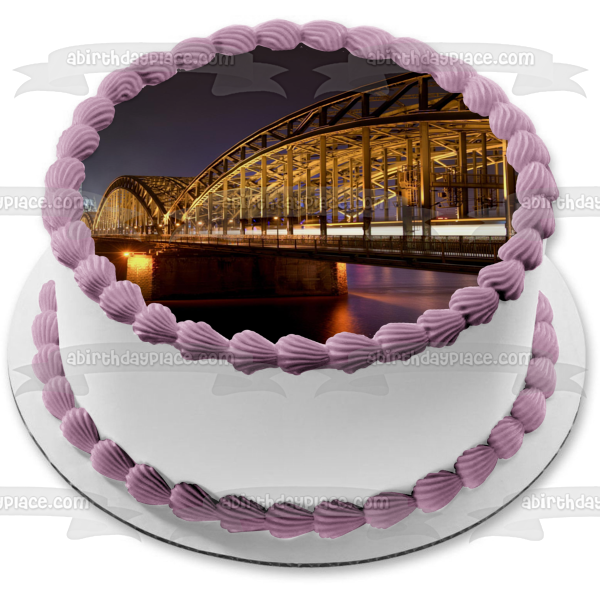 Imagen comestible para tarta del puente Skyscanner Alemania ABPID52920 