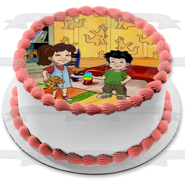 Imagen comestible para tarta de Dragon Tales Kids TV Show Emmy Max ABPID52950 