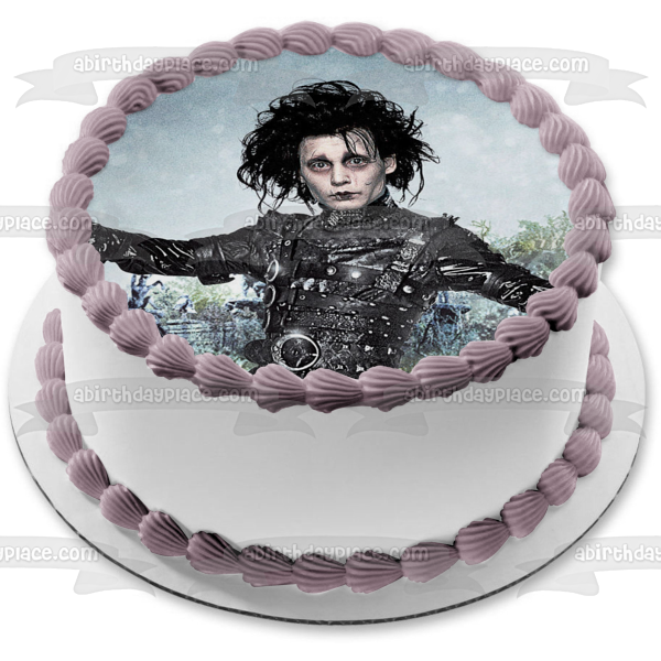 Edward Scissorhands Tim Burton Película Johnny Depp Imagen comestible para tarta ABPID52967 