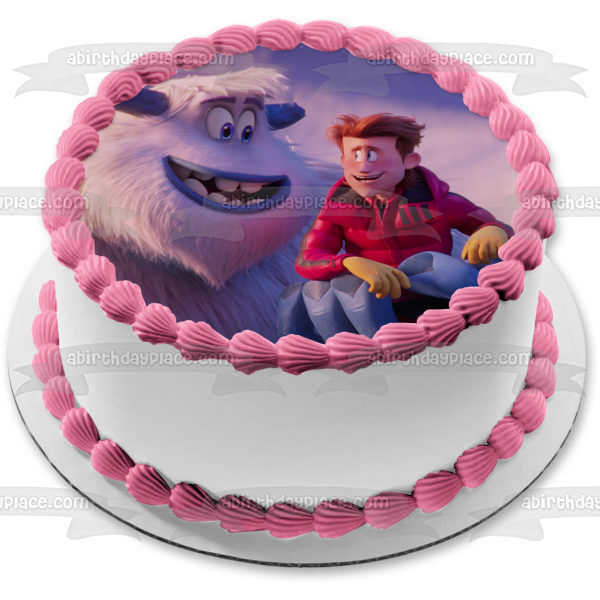 Smallfoot Yetti muñeco de nieve película Migo Percy decoración comestible para tarta imagen ABPID52975 