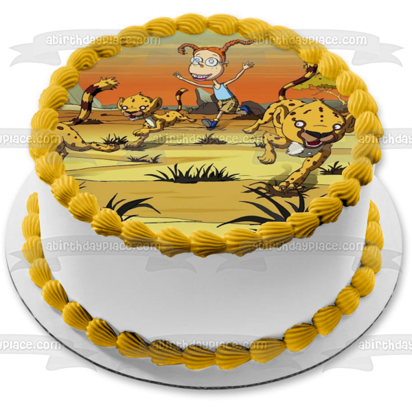 The Wild Thornberrys Eliza Cheetah Nickelodeon Animated TV Show Cartoon Edible Cake Topper Image ABPID53252