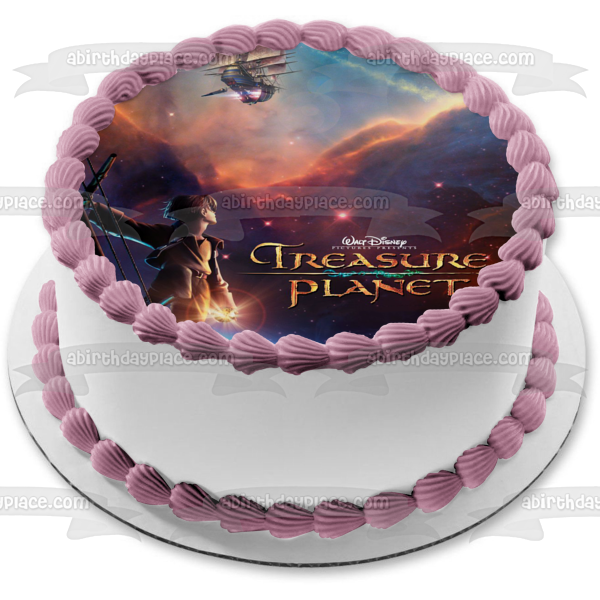 Disney Treasure Planet Movie Poster Animated Film Edible Cake Topper Image ABPID53453