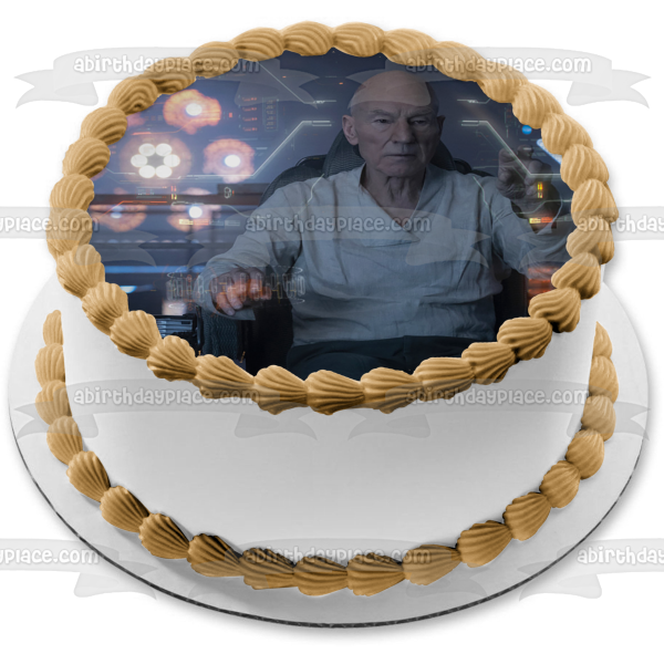 Imagen comestible para tarta de Star Trek Picard Patrick Stewart ABPID53653 