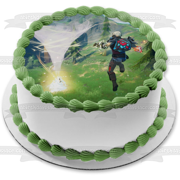 Imagen comestible para decoración de tarta Spellbreak Wind Tornado ABPID53668 