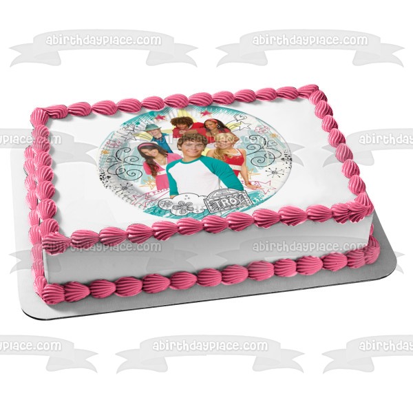 High School Musical Troy and Friends Edible Cake Topper Image ABPID09202