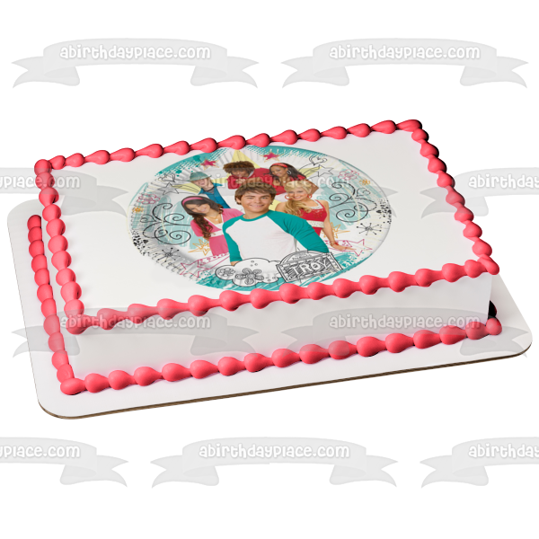 High School Musical Troy and Friends Edible Cake Topper Image ABPID09202