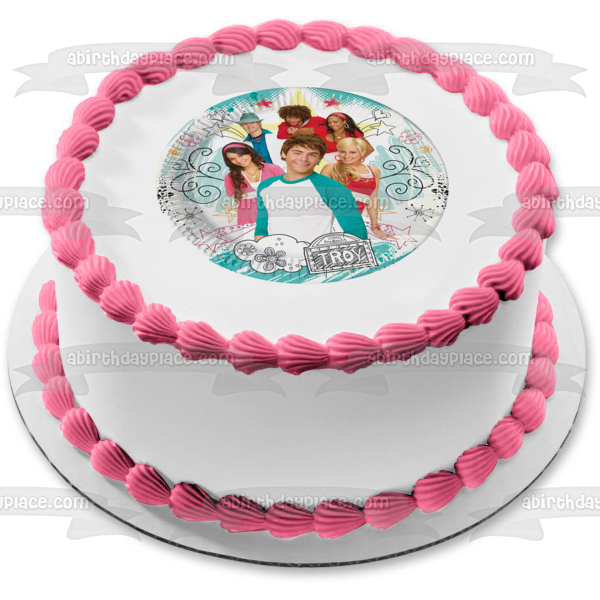 High School Musical Troy and Friends Edible Cake Topper Image ABPID09202