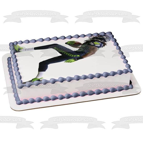 Imagen comestible para tarta de Richard Sherman de la NFL de los Seattle Seahawks ABPID09788 