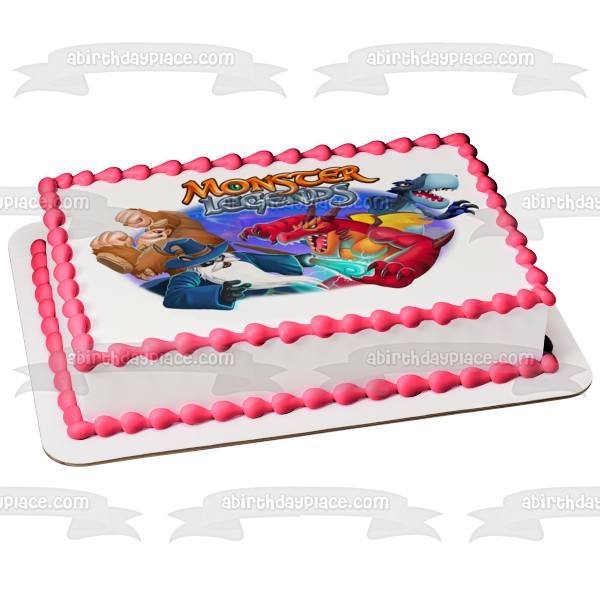 Monster Legends Various Characters Edible Cake Topper Image ABPID09793