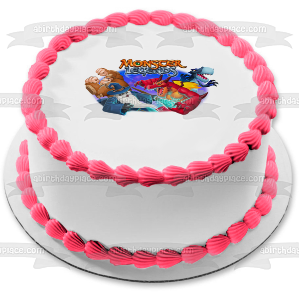 Monster Legends Various Characters Edible Cake Topper Image ABPID09793