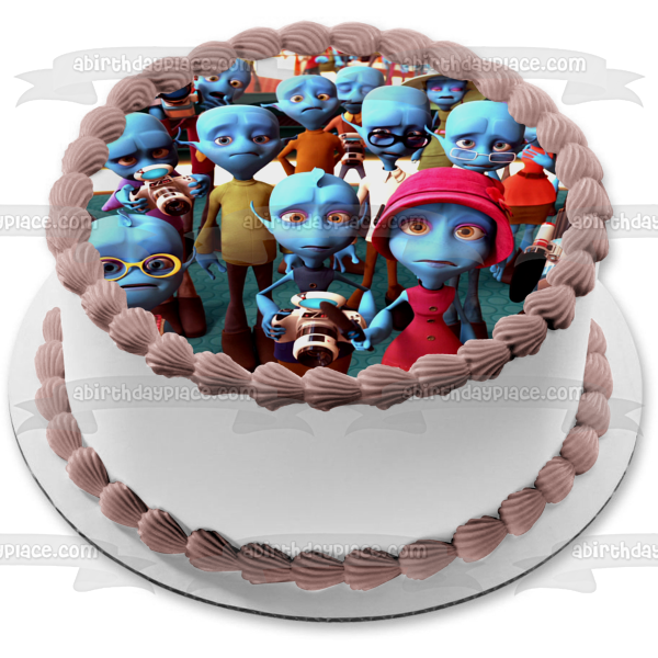 Escape from Planet Earth Kip Lena Scorch Gary Edible Cake Topper Image ABPID53839