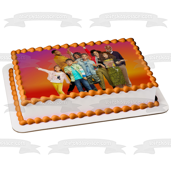 Family Reunion Season 3 Cocoa Moz Jade Shaka Mazzi Ami M'Dear Grandpa Edible Cake Topper Image ABPID53841