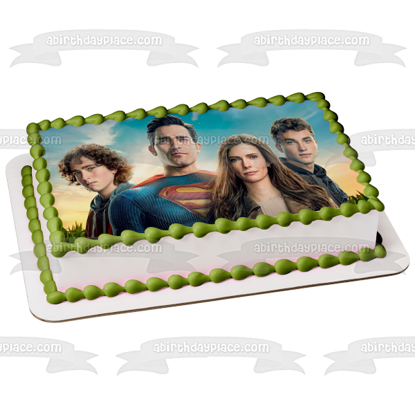 Imagen comestible para decoración de tarta de Superman y Lois Jon Jordan ABPID53853 